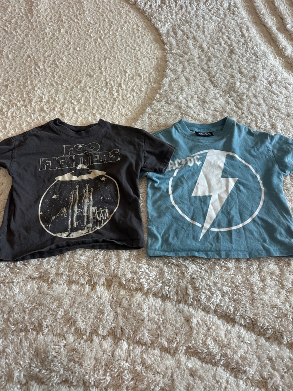 Kids Graphic Tees - Blue and Gray